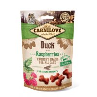Carnilove Cat Duck mit Raspberries Crunchy Snack 50g