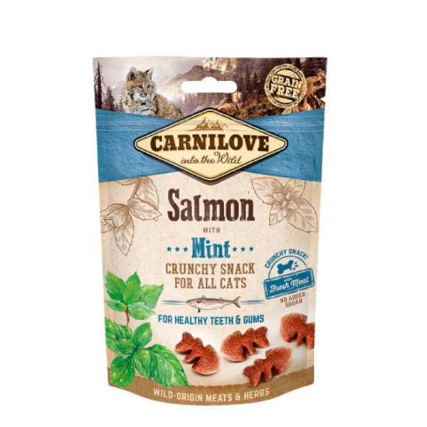 Carnilove Cat Salmon mit Minze Crunchy Snack 50g