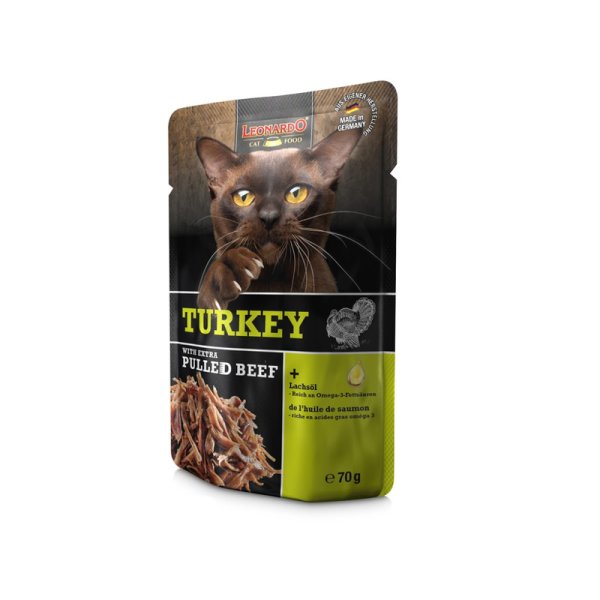 LEONARDO® Turkey mit extra Pulled Beef 70g