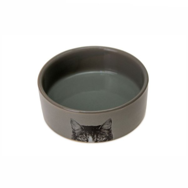 Katzennapf Keramik Grau 250 ml