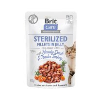 Brit Care Cat - Sterilized Filets in Gelee mit herzhafter...