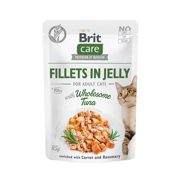 Brit Care Cat - Filets in Gelee mit gesundem Thunfisch 85 gr