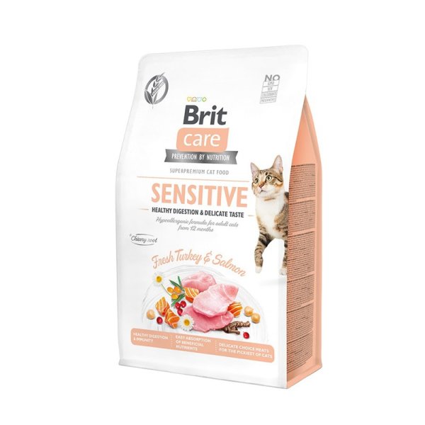 Brit Care Cat Grain-Free &ndash; Sensibel &ndash; Gesunde Verdauung &amp; delikater Geschmack