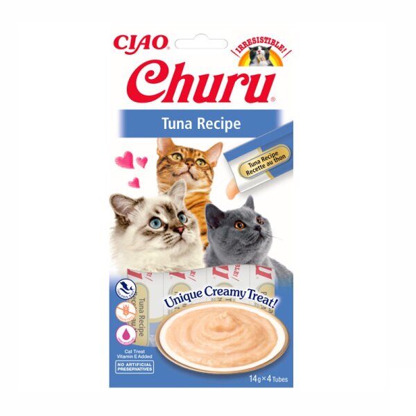 Churu Cat Snack P&uuml;ree Thunfisch 4 x 14 gr EU 101