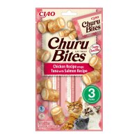 Churu Cat Snack Bites Huhn mit Thunfisch + Lachs 3 x 10...