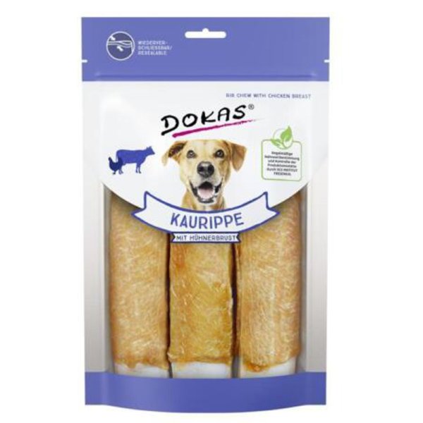 Dokas Dog Kaurippe  mit Hühnerbrust 210 gr