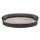 Katzensofa oval 75 x 60 cm dunkelgrau / hell