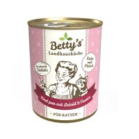 Bettys Landhausküche Katze Rind pur mit Leinöl...