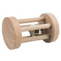 Spielrolle mit Schelle Holz 3,4x6cm