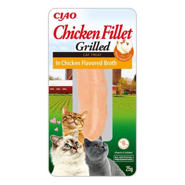 Churu Cat gegrilltes Chicken Filets mit H&uuml;hner geschmack 25gr EU 052