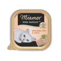 Miamor Milde Mahlzeit Schale Geflügel Pur & Reis...