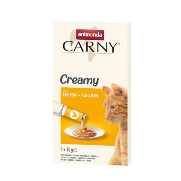 Animonda Carny Creamy Adult mit Huhn + Taurin 6x15g