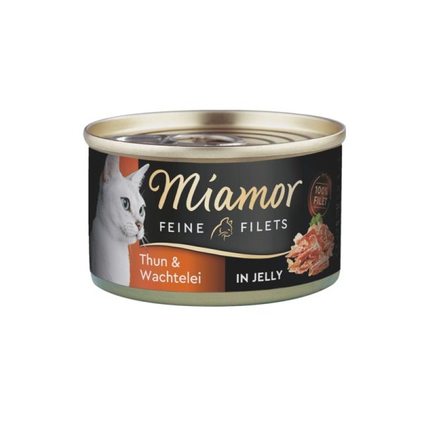 Miamor Feine Filets in Jelly Thunfisch & Wachtel 100gr Dose