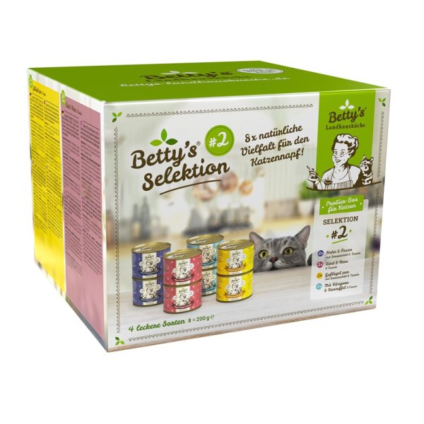 Bettys Landhausk&uuml;che Katze Multipack 8 x 200 gr NR 2