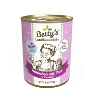 Bettys Landhausküche Katze Kitten  Huhn mit Pute...