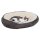 Kuschelbett Cameron anthrazit-beige GR M