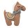 Pferd mit Raschelfolie 10 cm