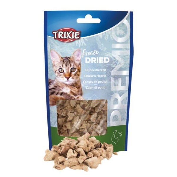 Trixi Gefriergetrocknete H&uuml;hnerherzen 25 gr