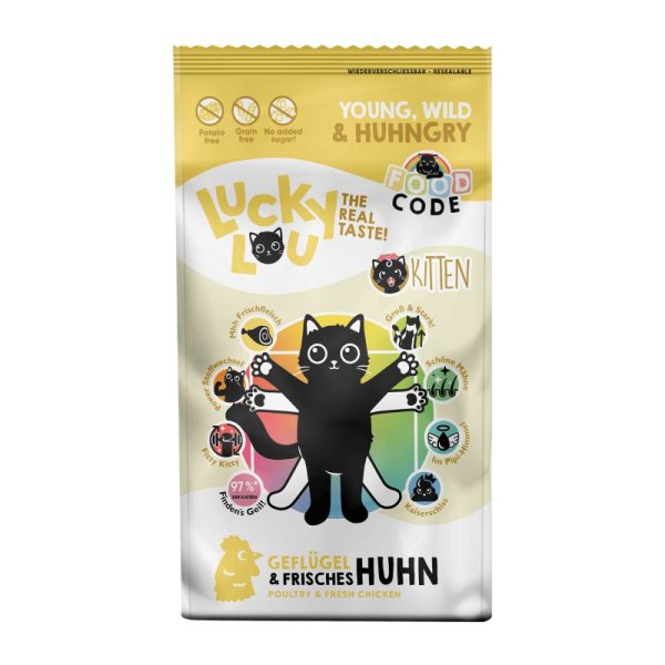 Lucky Lou Kitten Gefl&uuml;gel & Huhn 340 gr