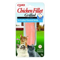 Churu Cat gegrilltes Chicken Filets mit Jakobsmuschel...