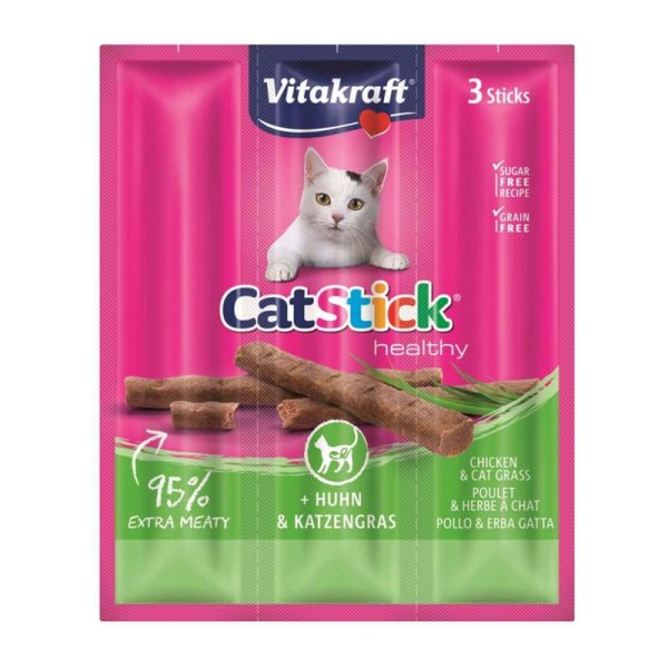 Cat Stick Huhn & Katzengras