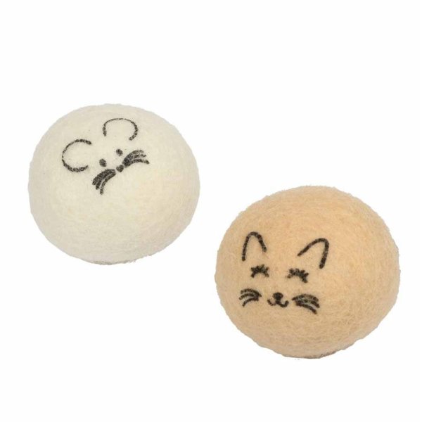 Katzenball aus Filz