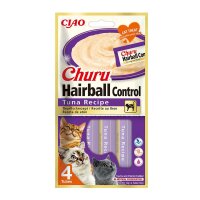 Churu Cat Snack P&uuml;ree Hairball Cont. Thunfisch 4 x...
