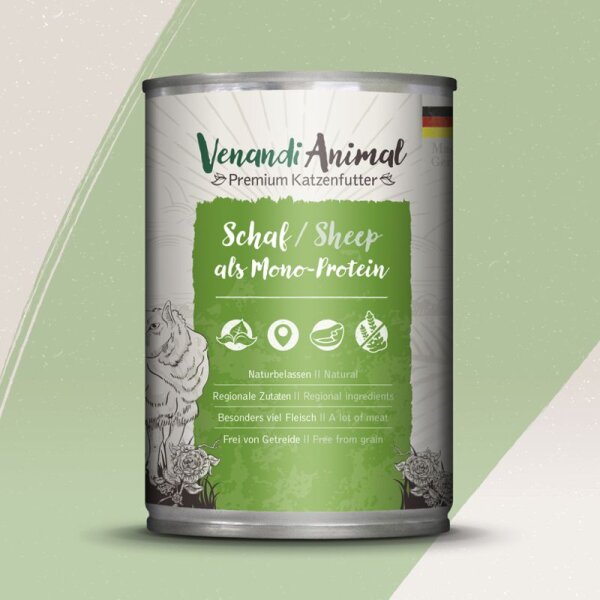 Venandi Schaf als Monoprotein 400 gr
