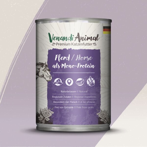 Venandi Pferd als Monoprotein 400g