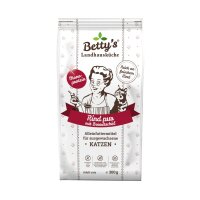 Bettys Landhausk&uuml;che Katze Trockenfutter Rind pur 300gr