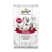 Bettys Landhausk&uuml;che Katze Trockenfutter Rind pur 1,4kg