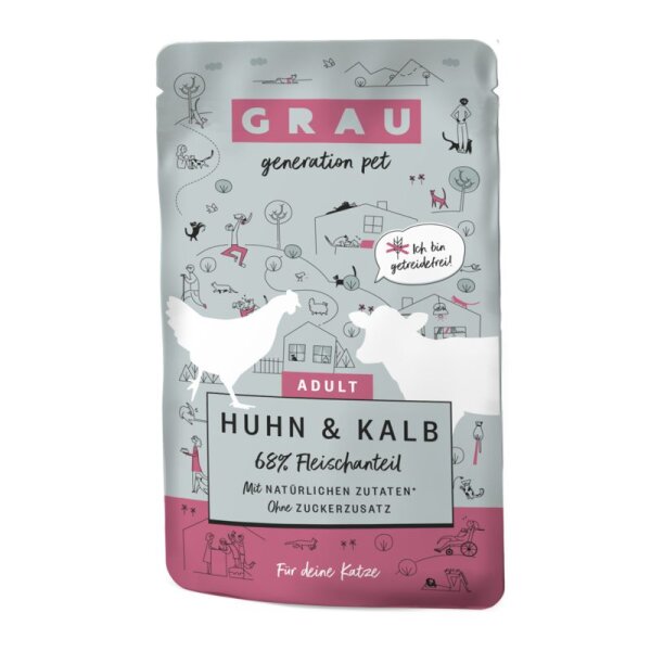 Grau Huhn & Kalb 125gr