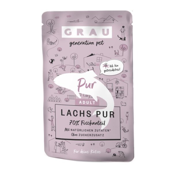 Grau Lachs pur 125gr