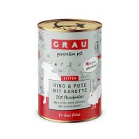 Grau Kitten Rind & Pute mit Karotte 400gr