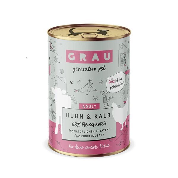 Grau Huhn & Kalb 400gr