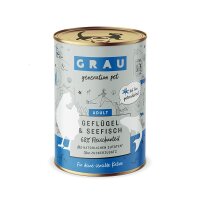 Grau Gefl&uuml;gel & Seefisch 400gr