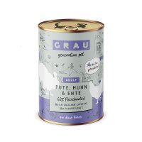 Grau Pute, Huhn & Ente 400gr