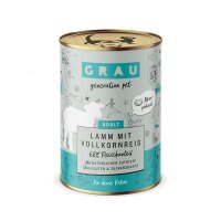 Grau Lamm mit Vollkornreis 400gr