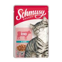 Schmusy Ragout Rind in Sacue 100gr