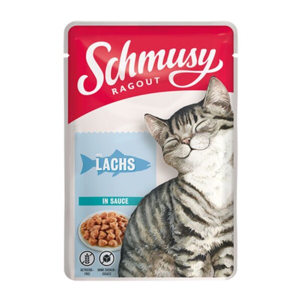Schmusy Ragout Lachs in Sauce 100gr