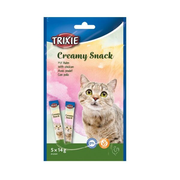 Creamy Snack mit Huhn 5x14gr