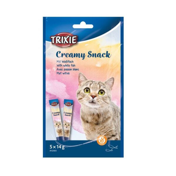Creamy Snack mit Wei&szlig;fisch 5x14gr