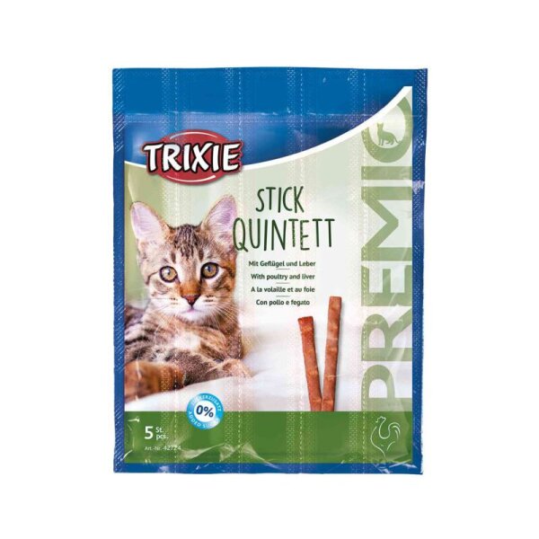 Premio Sticks Quintett mit Gefl&uuml;gel/Leber 5x5gr