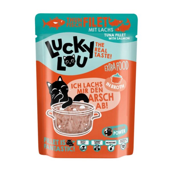Lucky Lou Frischebeutel in Br&uuml;he Thunfisch & Lachs 70 gr