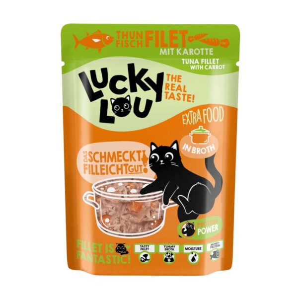 Lucky Lou Frischebeutel in Br&uuml;he Thunfisch & Karotte 70 gr