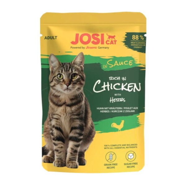 JosiCat Huhn in Sauce 85 gr Pouch
