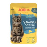 JosiCat Lachs in Sauce 85 gr Pouch