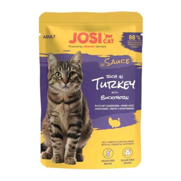 JosiCat Truthahn in Sauce 85 gr Pouch