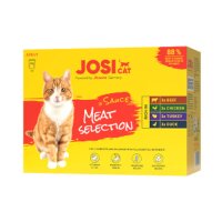 JosiCat Meat in Sauce 12 x 85 gr Pouch