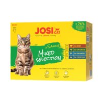 JosiCat Mixed in Sauce 12 x 85 gr Pouch